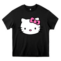 Black kitty Heavy Core Tee - linhVisuals