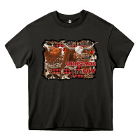 Asphalt all i want for christmas is a cow Heavy Core Tee - RanaPortraitStore