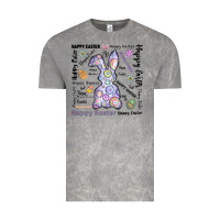 Cloud Rock Happy Easter Vintage Tee - CowhideDigitalArt