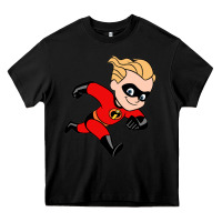 Black incredibles Heavy Core Tee - linhVisuals