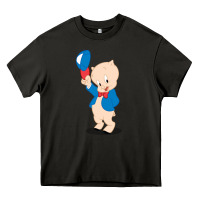 Asphalt porky pig Heavy Core Tee - linhVisuals