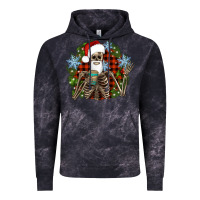 Cloud Black Santa skeleton christmas Vintage Hoodie - Artiststas