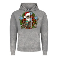 Cloud Rock Santa skeleton christmas Vintage Hoodie - Artiststas