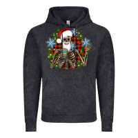 Vintage Arctic Santa skeleton christmas Vintage Hoodie - Artiststas