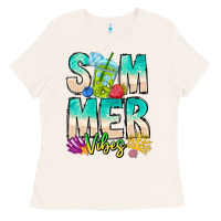 Bone Summer Vibes Ladies Tee - CowhideDigitalArt