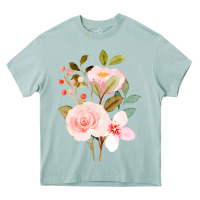 Arona Bouquet Floral Heavy Core Tee - linhVisuals