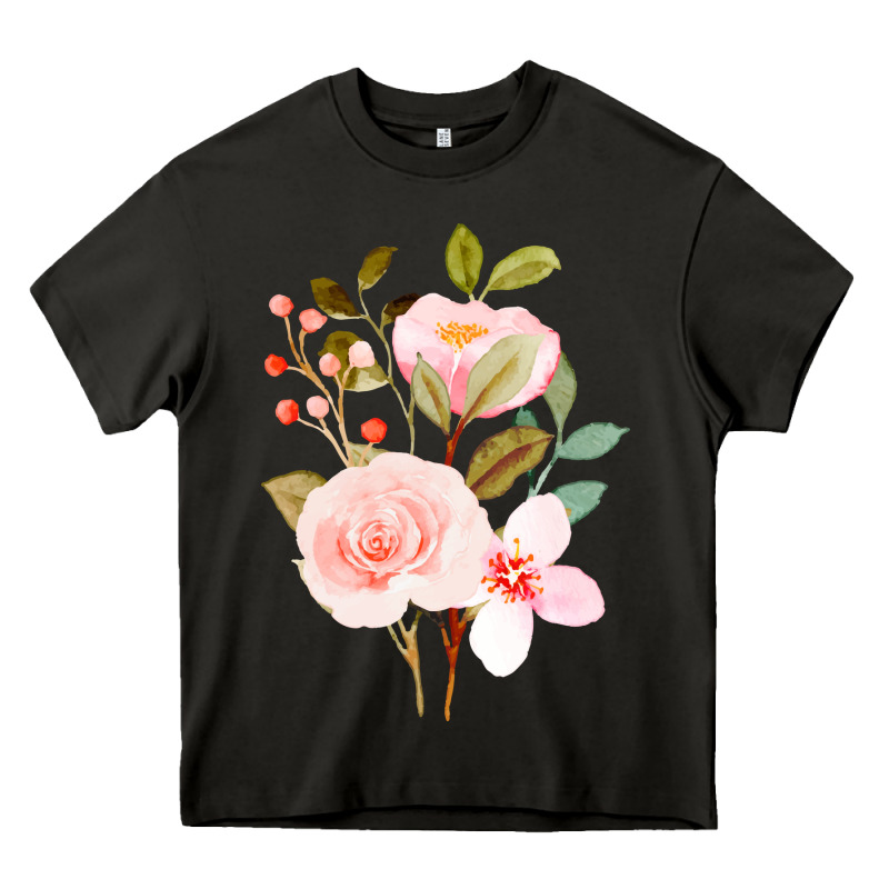 Bouquet Floral Heavy Core Tee by linhVisuals | Teevron