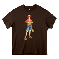Chocolate Brown one piece Heavy Core Tee - linhVisuals