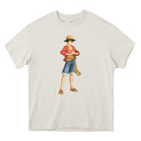Cream one piece Heavy Core Tee - linhVisuals