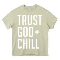 Mossy trust god and chill tee vintage pullover hoodie Heavy Core Tee - linhVisuals