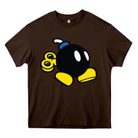 Chocolate Brown bomb Heavy Core Tee - linhVisuals