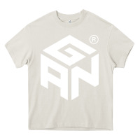 Cream Gancube Heavy Core Tee - linhVisuals