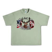 Oil Green Best Dad Ever Urban Heavy Tee - CowhideDigitalArt