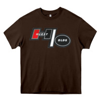 Chocolate Brown Hurst Old Heavy Core Tee - linhVisuals
