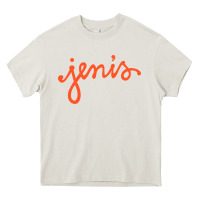 Cream Jenis Ice Creams Heavy Core Tee - linhVisuals