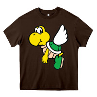 Chocolate Brown koopa troopa Heavy Core Tee - linhVisuals