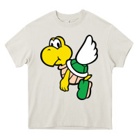 Cream koopa troopa Heavy Core Tee - linhVisuals