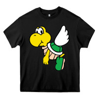 Black koopa troopa Heavy Core Tee - linhVisuals