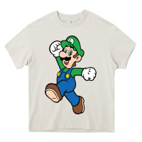 Cream luigi Heavy Core Tee - linhVisuals