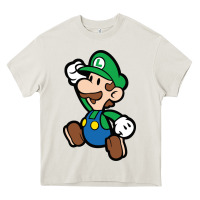 Paper Luigi Heavy Core Tee | Teevron