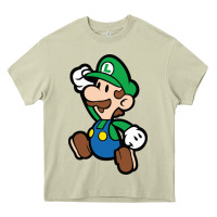 Mossy paper luigi Heavy Core Tee - linhVisuals