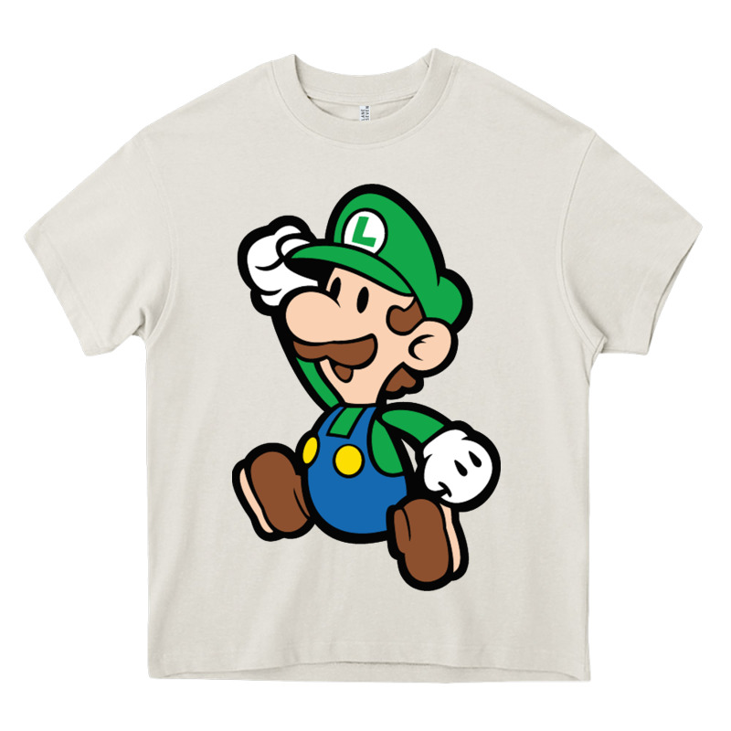 Paper Luigi Heavy Core Tee by linhVisuals | Teevron
