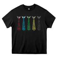 Black Tally Hall Ties Heavy Core Tee - linhVisuals