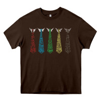 Chocolate Brown Tally Hall Ties Heavy Core Tee - linhVisuals