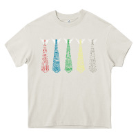 Cream Tally Hall Ties Heavy Core Tee - linhVisuals
