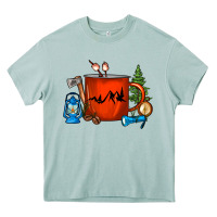 Arona Camper Coffee Cup Heavy Core Tee - FaDigitalArtStudio