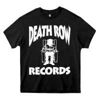 Black death row record Heavy Core Tee - linhVisuals