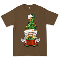 Cacao Christmas Gnome With Gift Premium Tee - BundleAndBundleShop
