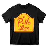Black el pollo loco Heavy Core Tee - linhVisuals