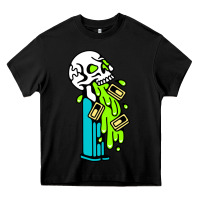Black skull pez Heavy Core Tee - linhVisuals
