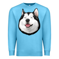 Ocean Blue Husky Premium Sweatshirt - Jasminsmagicworld
