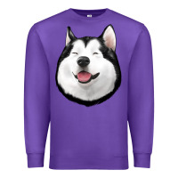 Purple Husky Premium Sweatshirt - Jasminsmagicworld