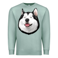 Seafoam Husky Premium Sweatshirt - Jasminsmagicworld