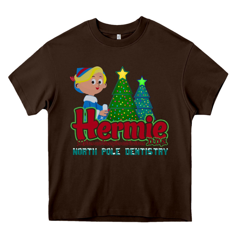 Hermie The Elf Dentistry    Rudolph The Red Nosed Reindeer Heavy Core Tee by linhVisuals | Teevron