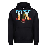 Black texas cactus Urban Hoodie - RanaPortraitStore