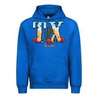 Cobalt texas cactus Urban Hoodie - RanaPortraitStore