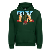 Foreset Green texas cactus Urban Hoodie - RanaPortraitStore