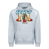 Heather Grey texas cactus Urban Hoodie - RanaPortraitStore