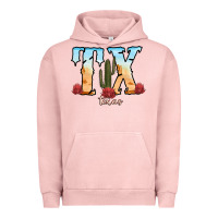Pigment Salmon texas cactus Urban Hoodie - RanaPortraitStore