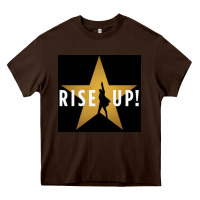 Chocolate Brown rise up! hamilt musical broadway Heavy Core Tee - linhVisuals