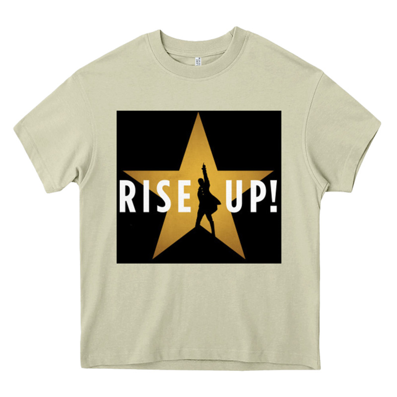 Rise Up! Hamilt Musical Broadway Heavy Core Tee by linhVisuals | Teevron