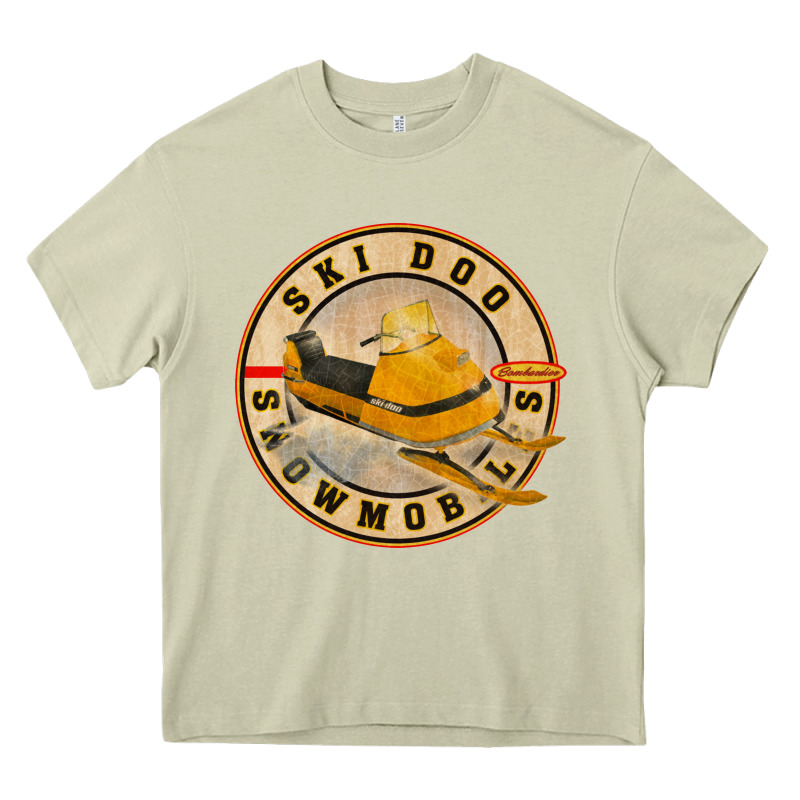 Ski Doo Vintage Snowmobiles Heavy Core Tee by linhVisuals | Teevron