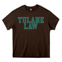 Chocolate Brown tulane law school Heavy Core Tee - linhVisuals