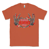 Copper Happy Valentine's Day skeleton hands Classic Tee - FaDigitalArtStudio