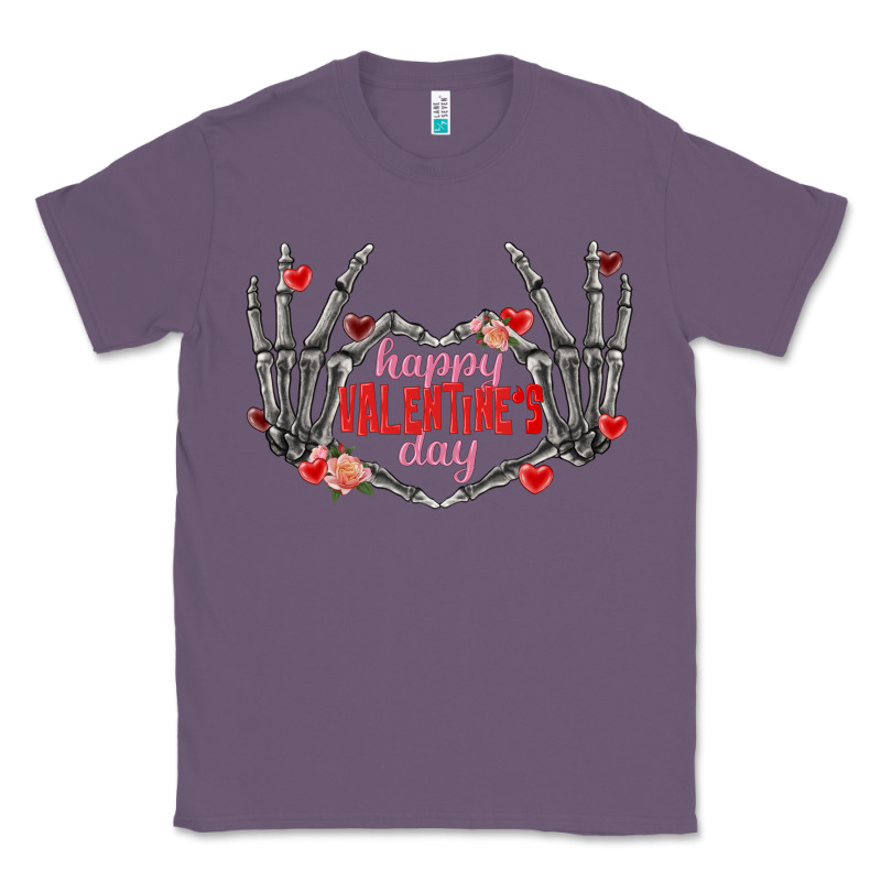 Happy Valentine's Day Skeleton Hands Classic Tee by FaDigitalArtStudio | Teevron
