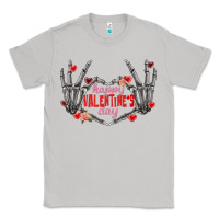 Moon Dust Happy Valentine's Day skeleton hands Classic Tee - FaDigitalArtStudio